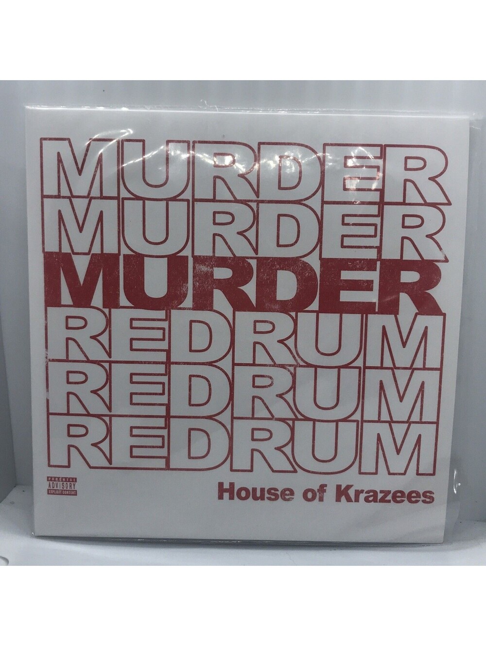 House of Krazees Redrum Murder Murder Murder 7 inch Red Vinyl Record Twiztid MNE
